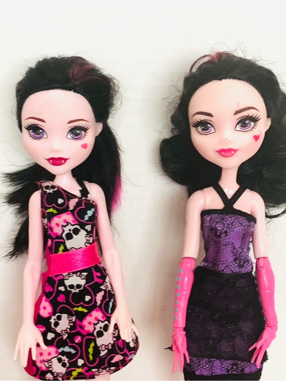 Monster High 2 Draculaura Fashion Dolls Incomplete Minor TLC Read